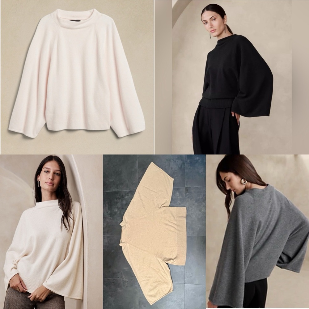 BR “Calvina” 100% Cashmere Sweater